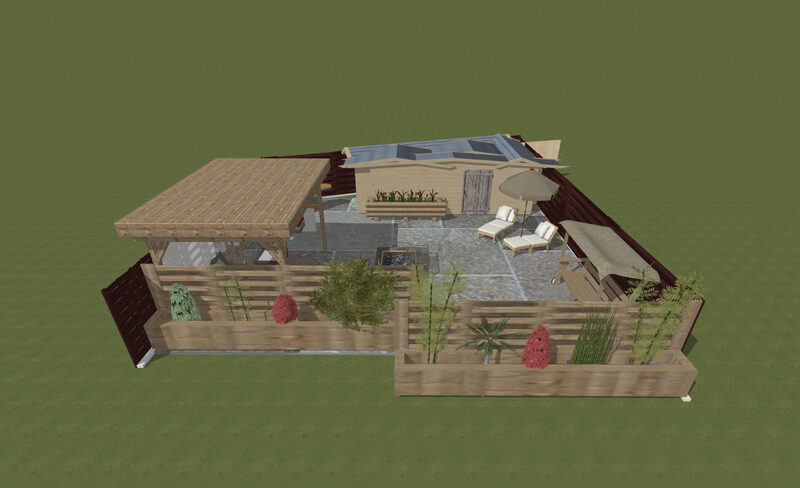 3D Garden Design project — The Phoenix Landscapes
