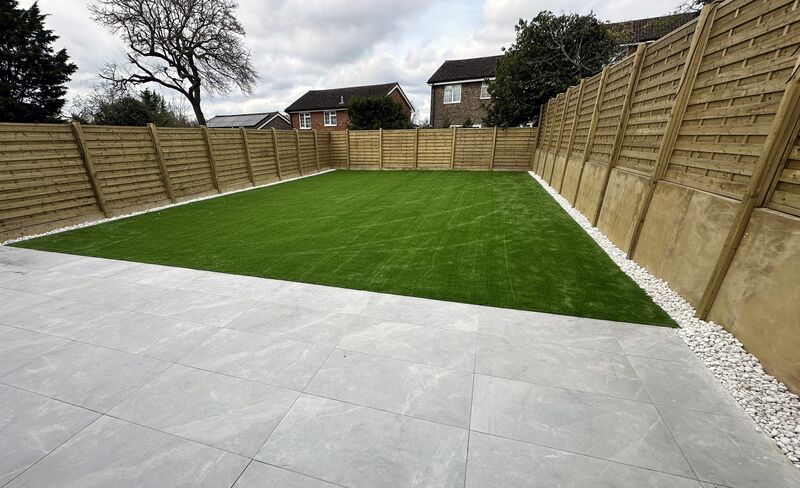 Artificial Lawn Installation project — The Phoenix Landscapes