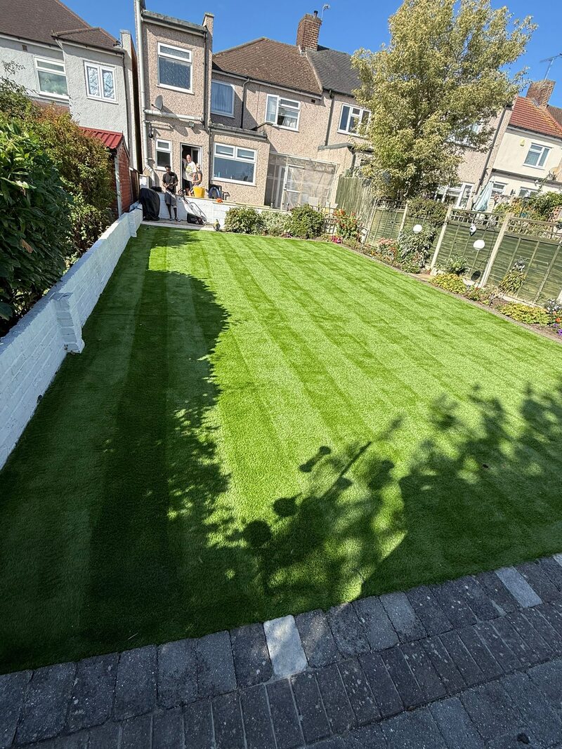 Artificial Lawn Installation project — The Phoenix Landscapes